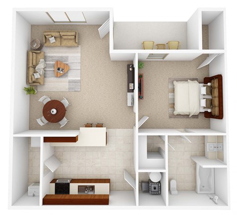 3801 So. Water Tower Place 1-3 Beds Apartment for Rent - Photo Gallery 42